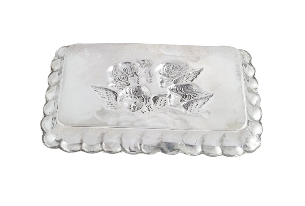 Antique Edwardian Sterling Silver Pin Tray 1905 View IV