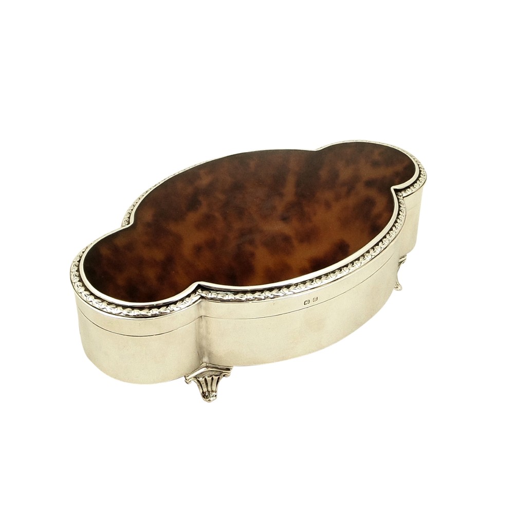 Antique Sterling Silver & Tortoiseshell 8