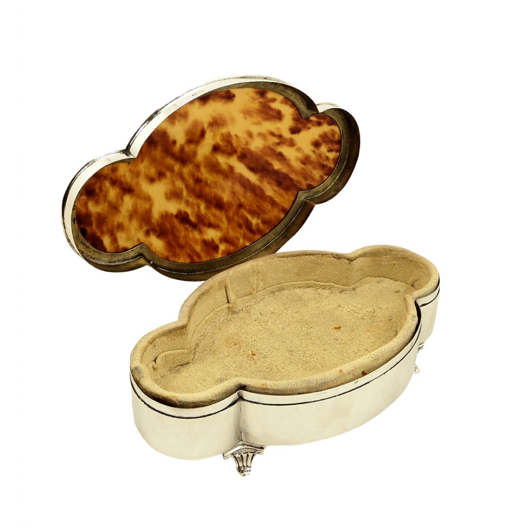 Antique Sterling Silver & Tortoiseshell 8