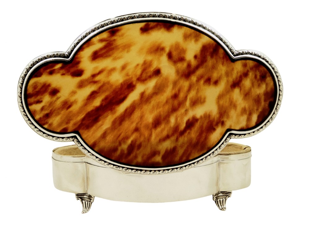 Antique Sterling Silver & Tortoiseshell 8