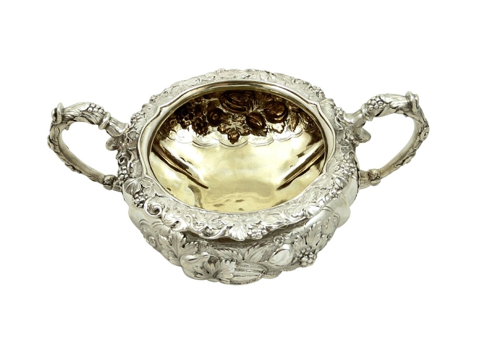 Antique George IV Sterling Silver Bowl 1829 View V
