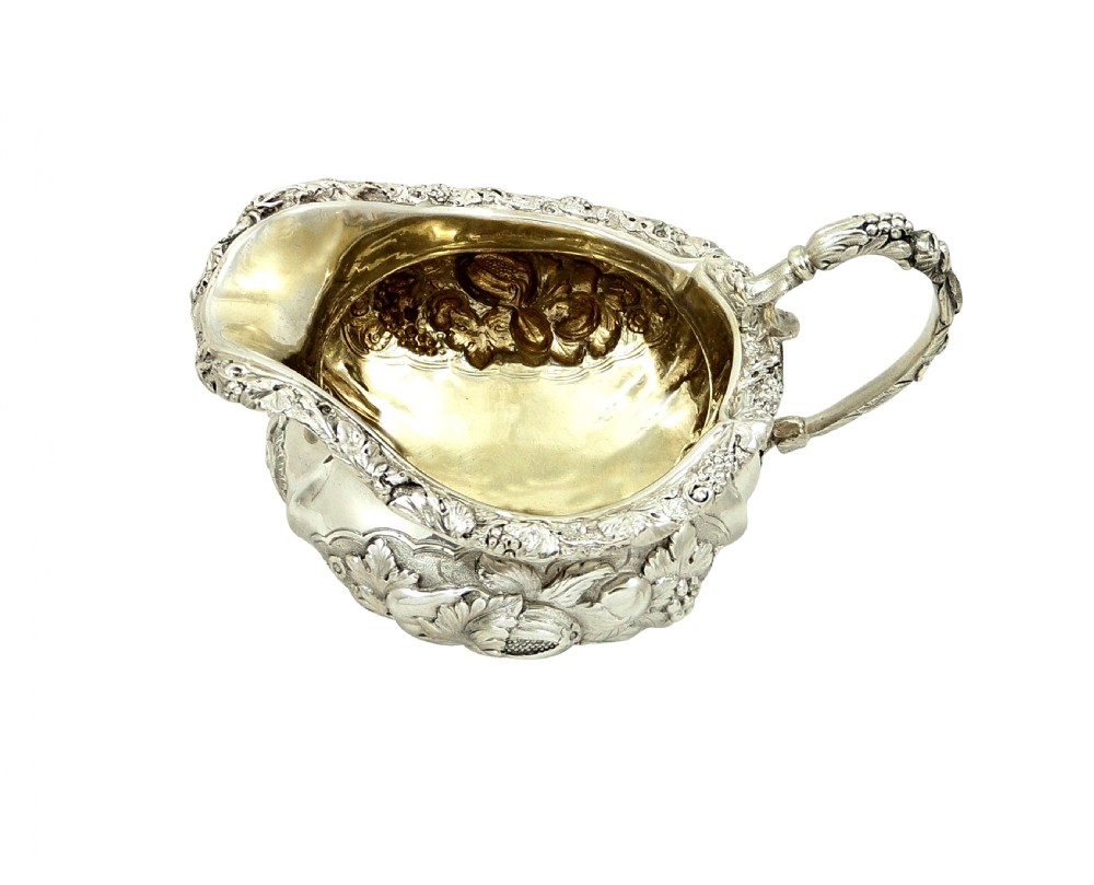 Antique George IV Sterling Silver Jug 1829 View II