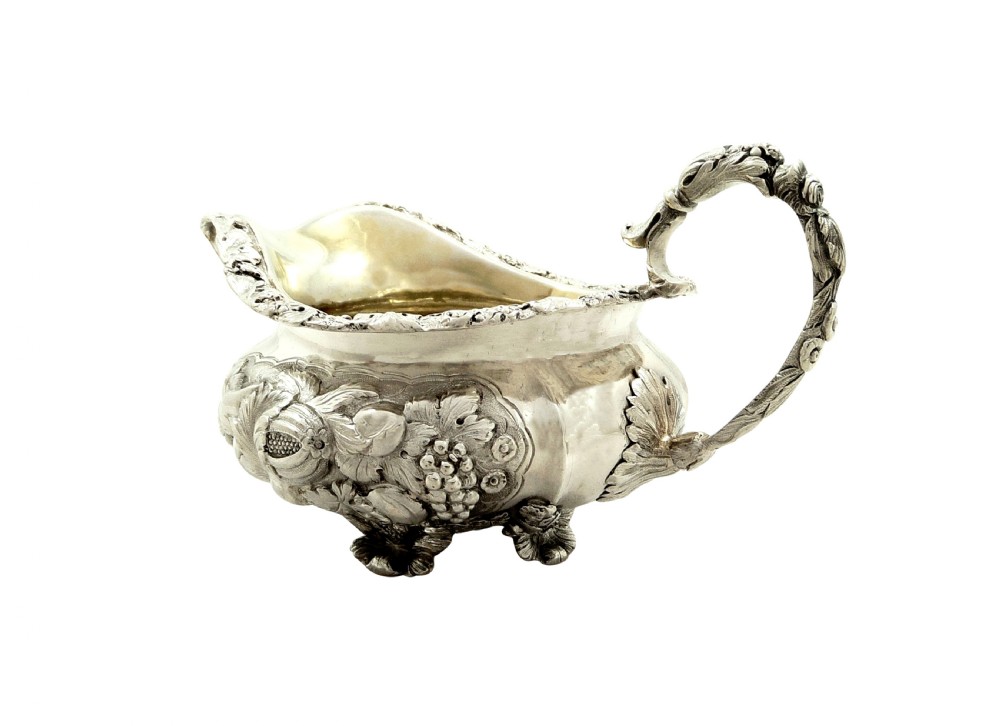Antique George IV Sterling Silver Jug 1829 View VII