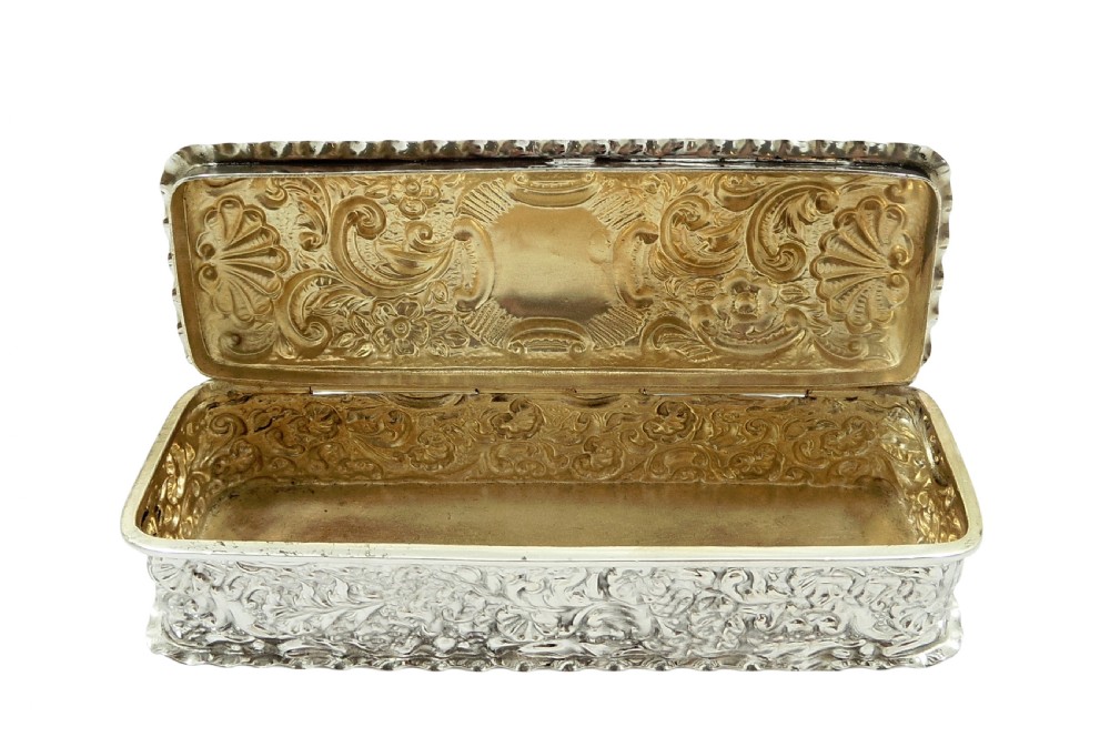 Antique Edwardian Sterling Silver Trinket Box 1904 View II
