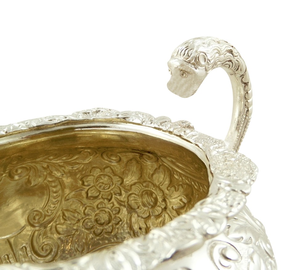 Antique Irish Sterling Silver Jug /Creamer - Dublin 1822 View III