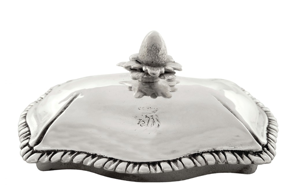 Pair of Antique Georgian Sterling Silver Caddies 1759 View V