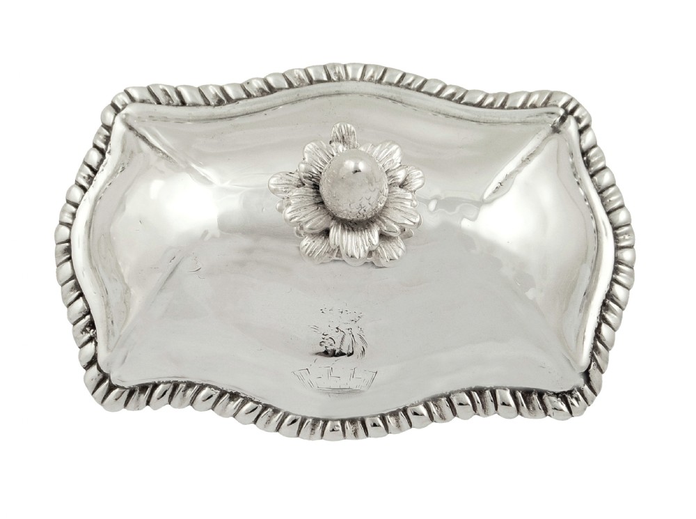 Pair of Antique Georgian Sterling Silver Caddies 1759 View X