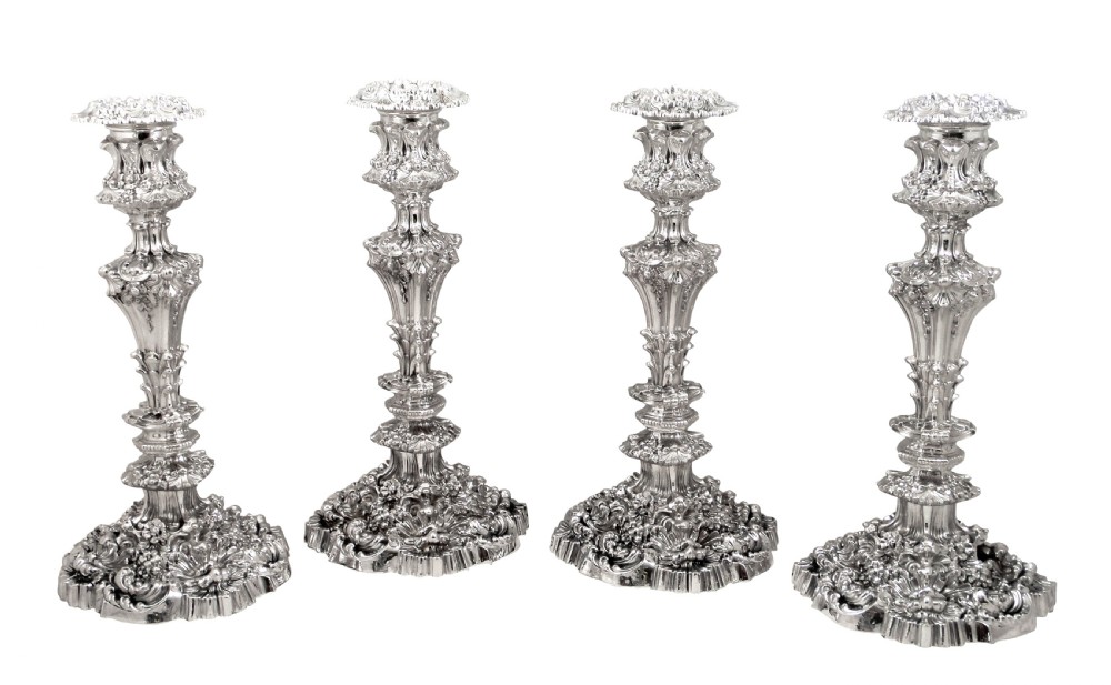 Set 4 Antique William IV Sterling Silver 13