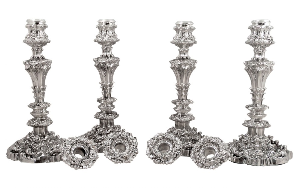 Set 4 Antique William IV Sterling Silver 13