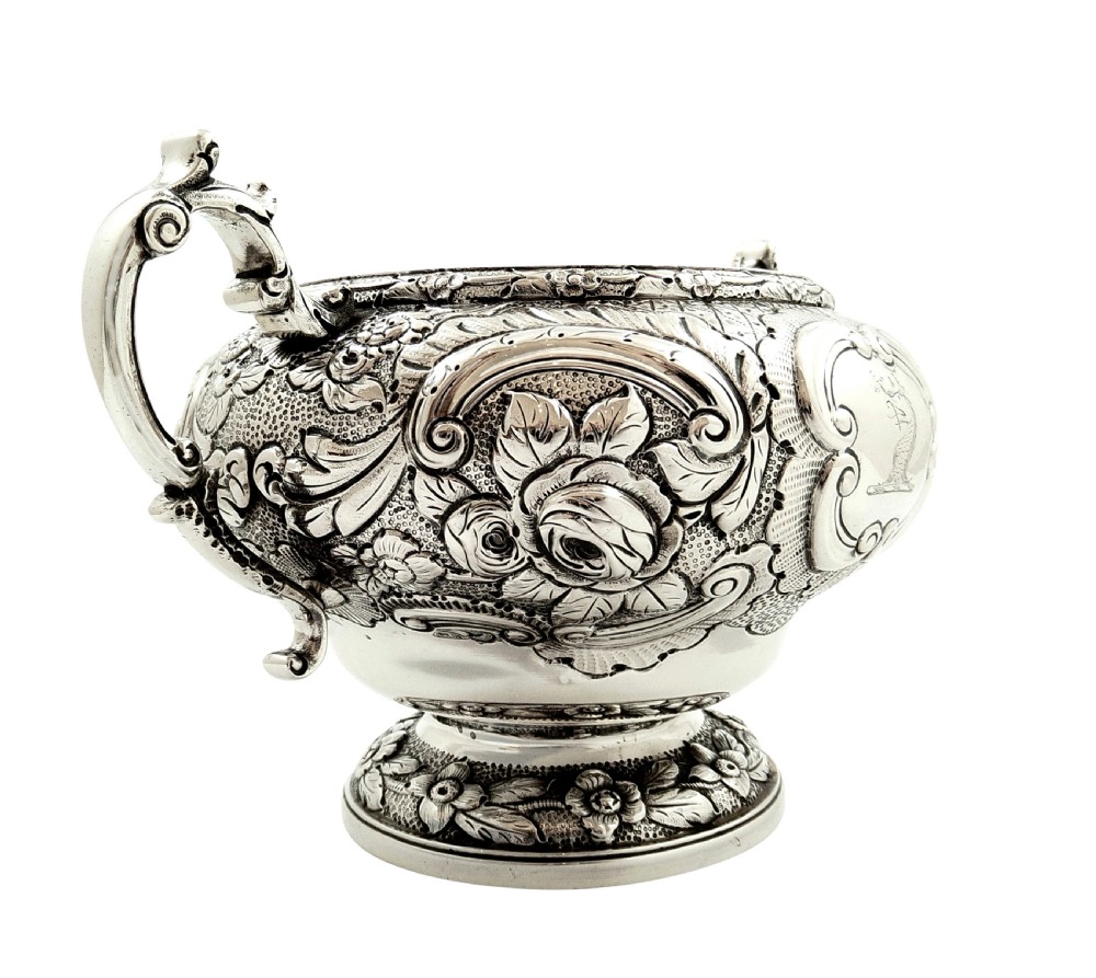 Antique Georgian Sterling Silver 2 Handle Bowl 1820 View VIII