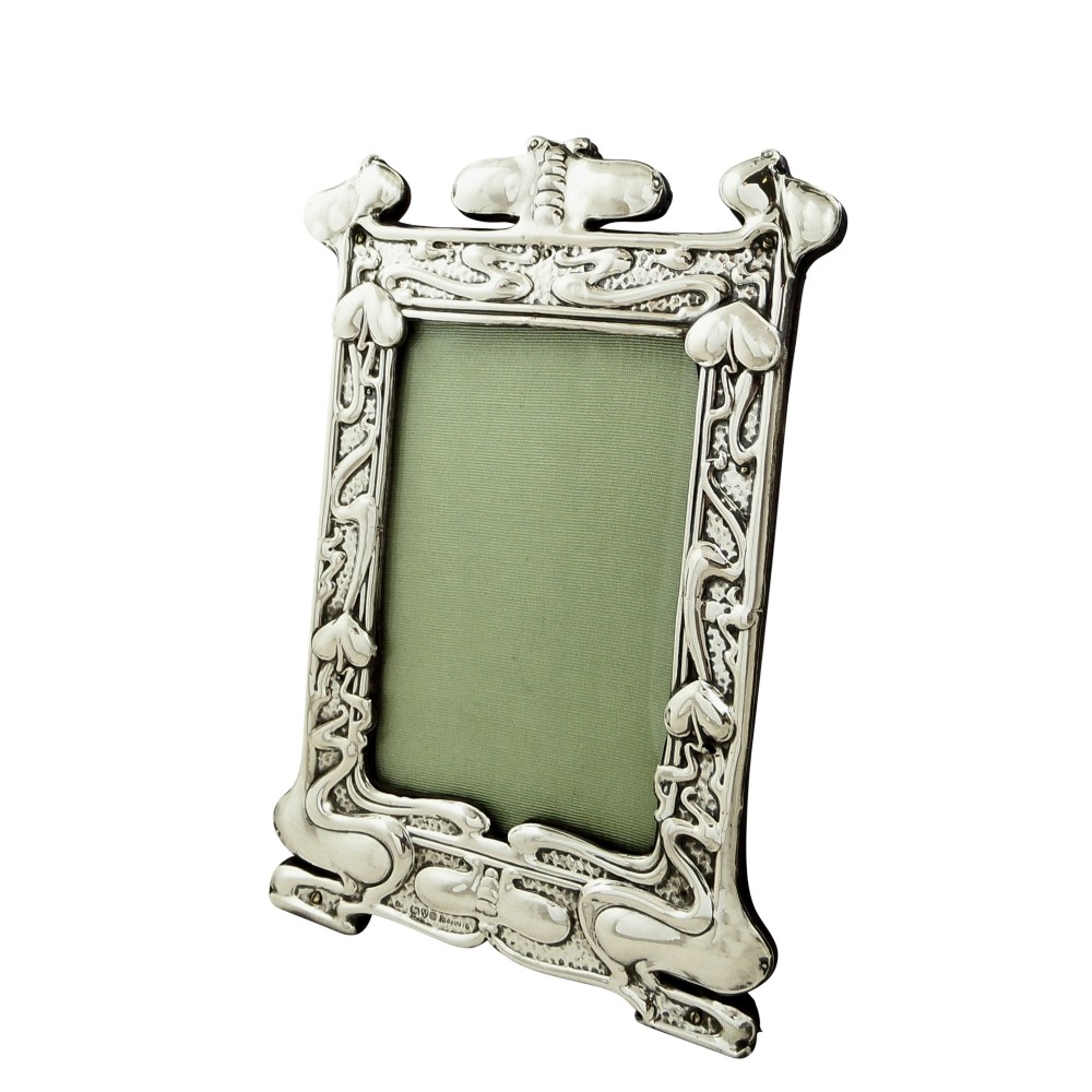 Antique Art Nouveau Sterling Silver 9
