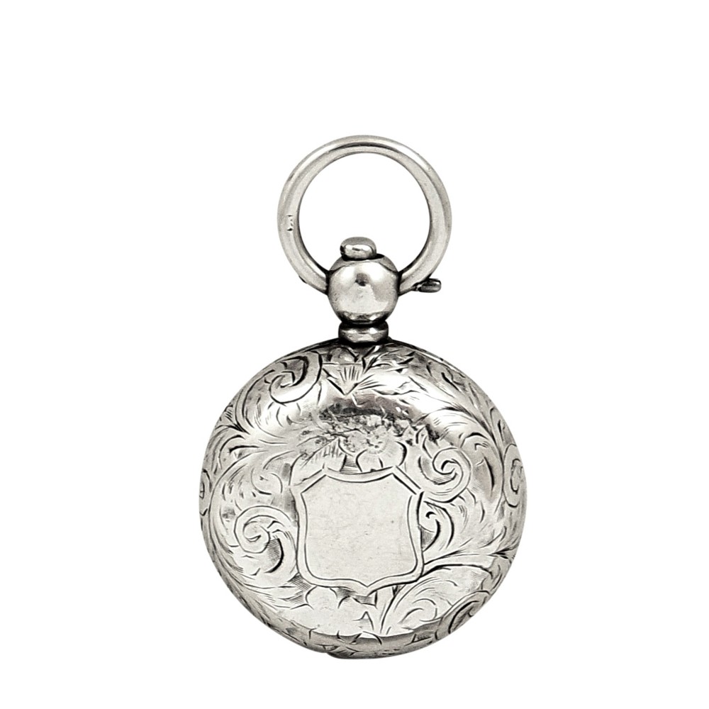 Antique Edwardian Sterling Silver Sovereign Case 1908