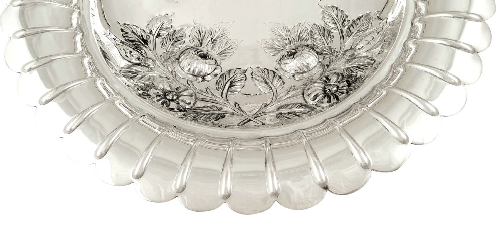 Antique Victorian Sterling Silver Basket - 1890 - John Newton Mappin View IV