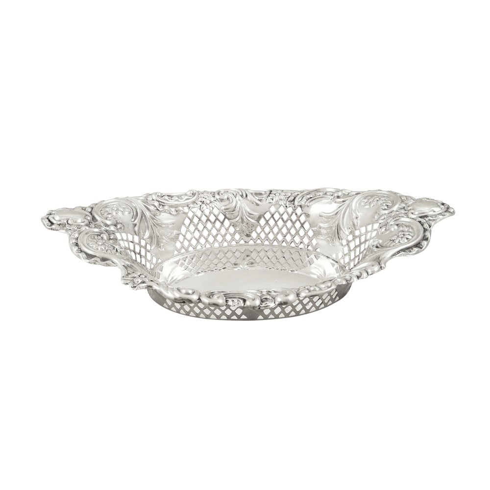 Antique Victorian Sterling Silver Dish 1898