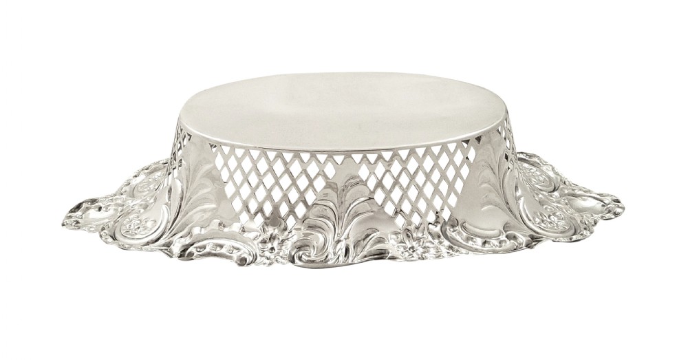 Antique Victorian Sterling Silver Dish 1898 View VI