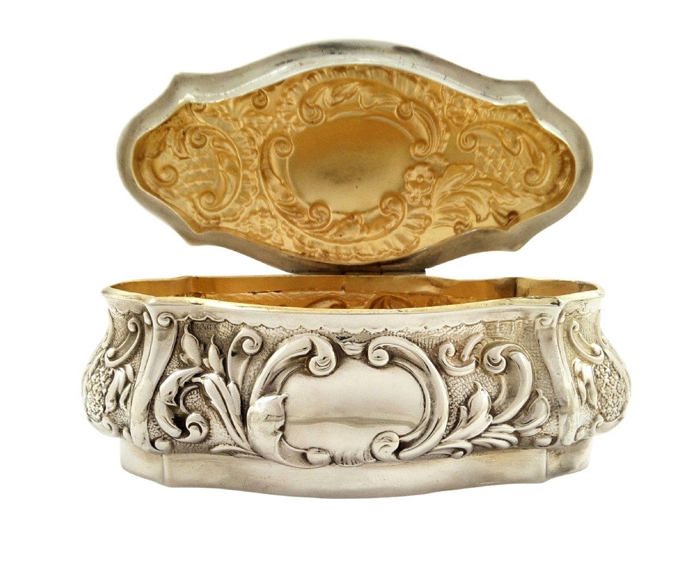 Antique Edwardian Sterling Silver Trinket Box 1905 View X