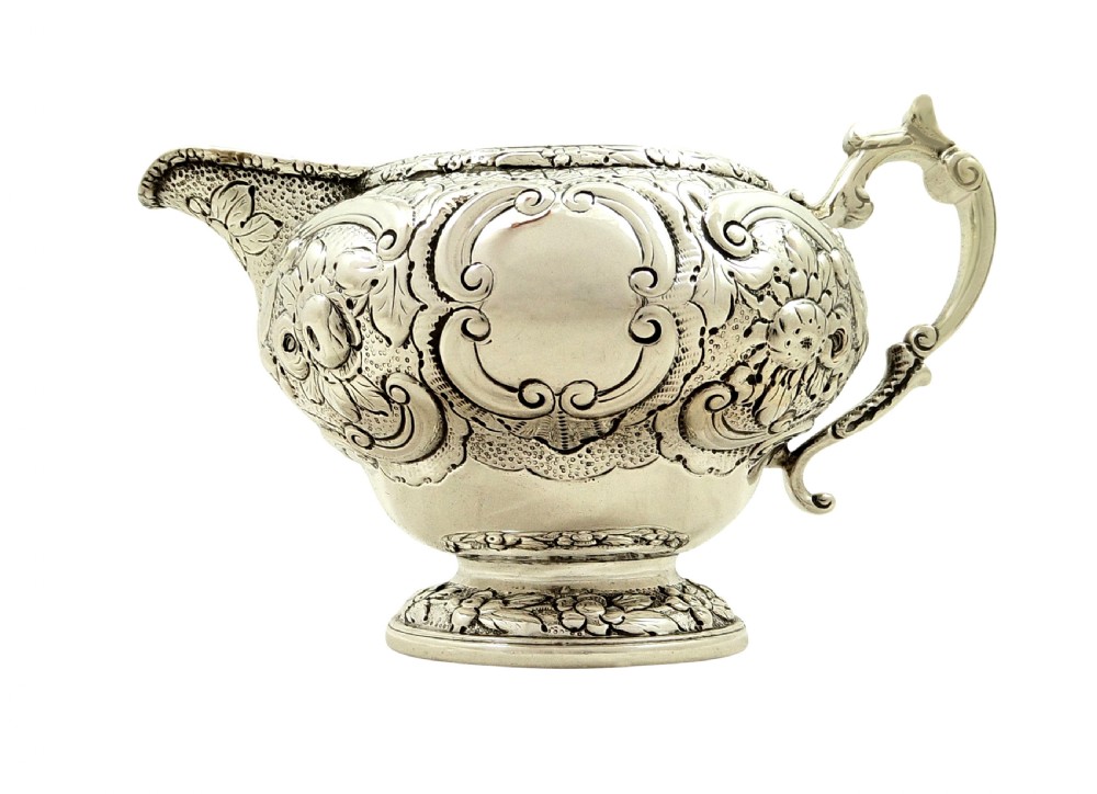 Antique Georgian Sterling Silver Jug 1820 View VIII