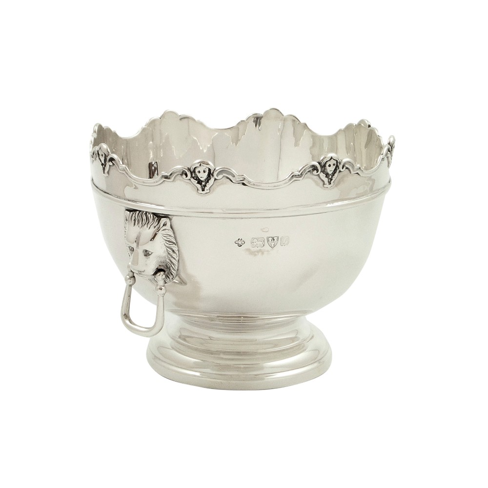 Antique Edwardian Sterling Silver Monteith Style 5