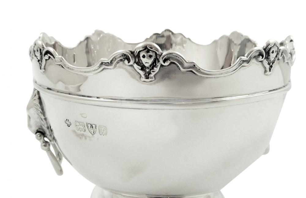 Antique Edwardian Sterling Silver Monteith Style 5