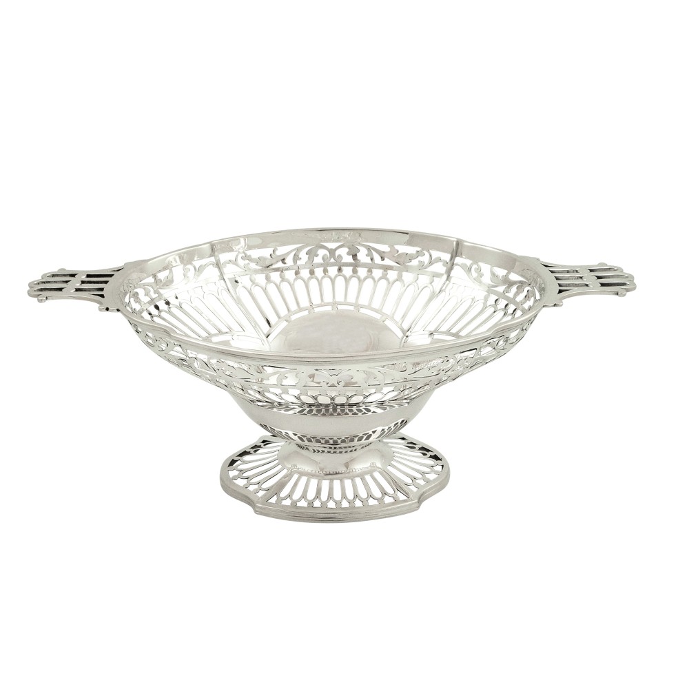 Antique Sterling Silver Fruit/Bread 12