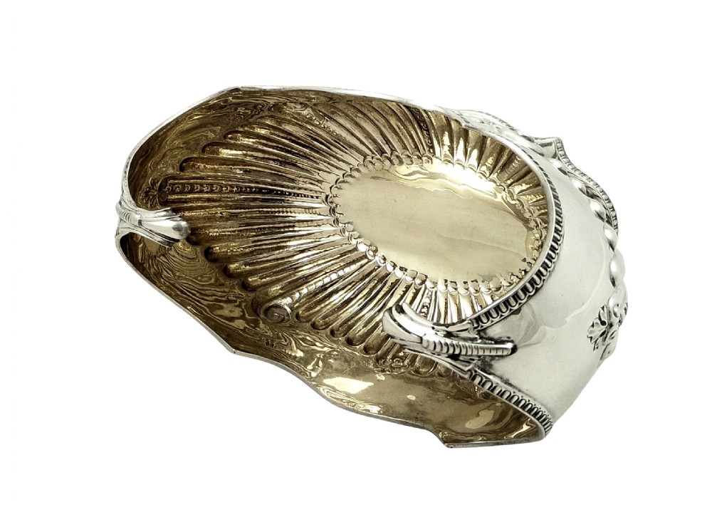Unusual Antique Victorian Sterling Silver Bowl 1898 View VI