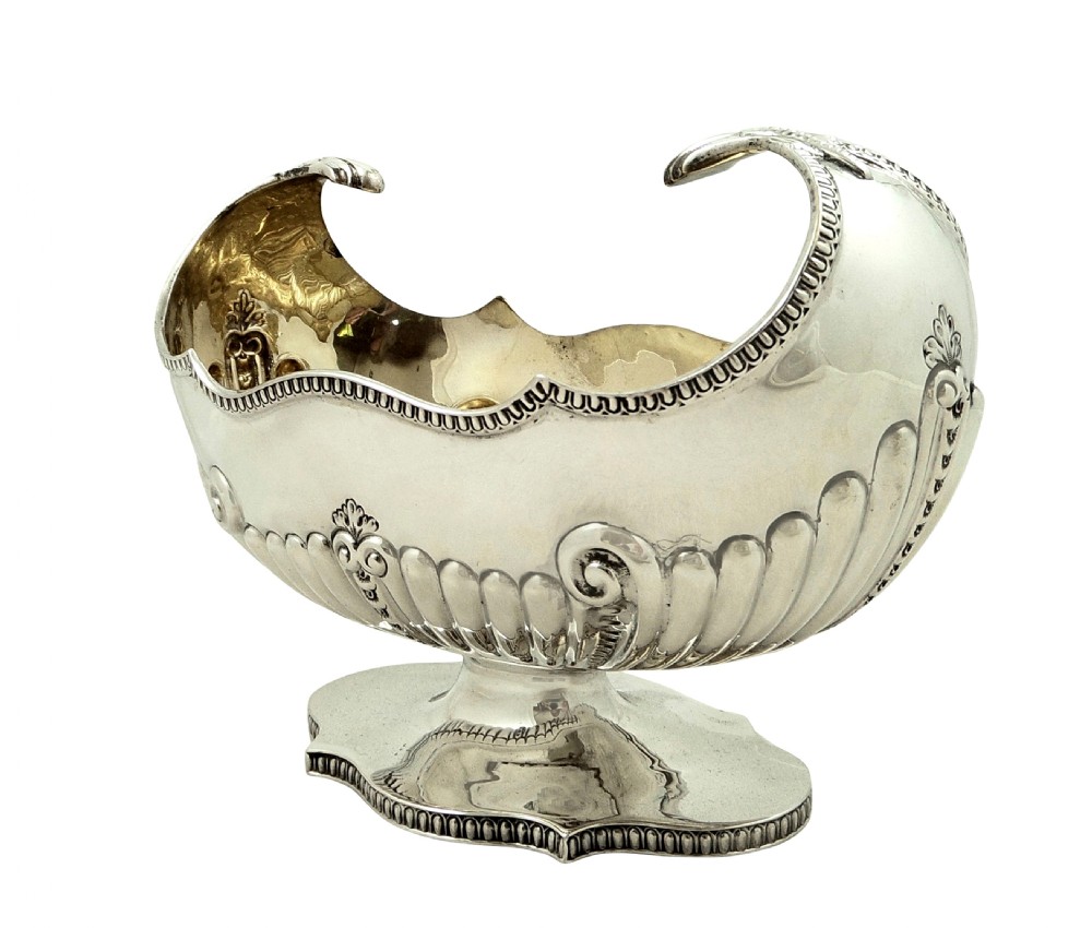 Unusual Antique Victorian Sterling Silver Bowl 1898 View VIII