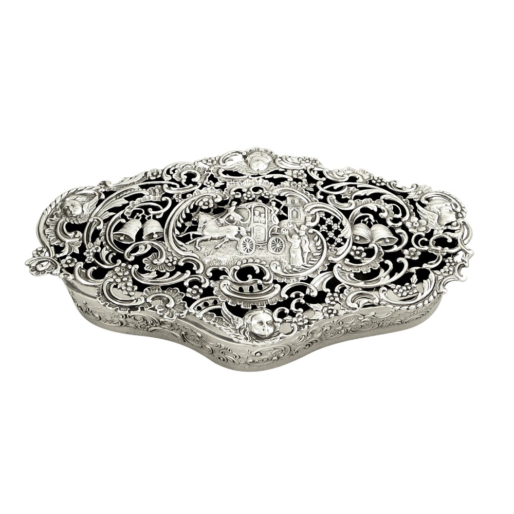 Large Antique Edwardian Sterling Silver 7 1/2