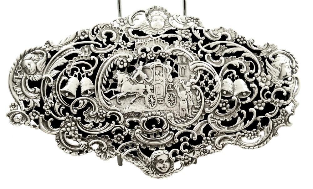 Large Antique Edwardian Sterling Silver 7 1/2