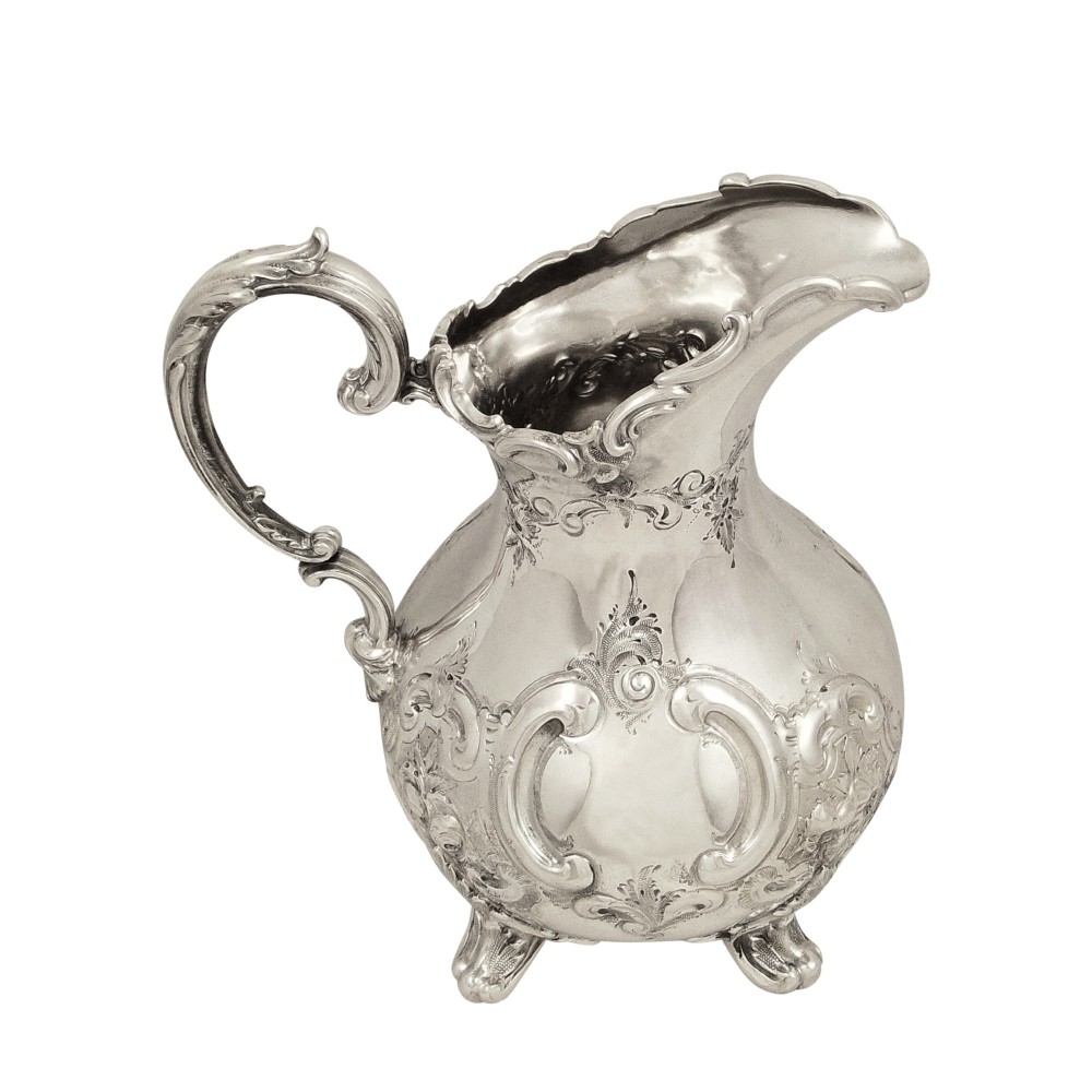 Antique Victorian Sterling Silver Jug 1889