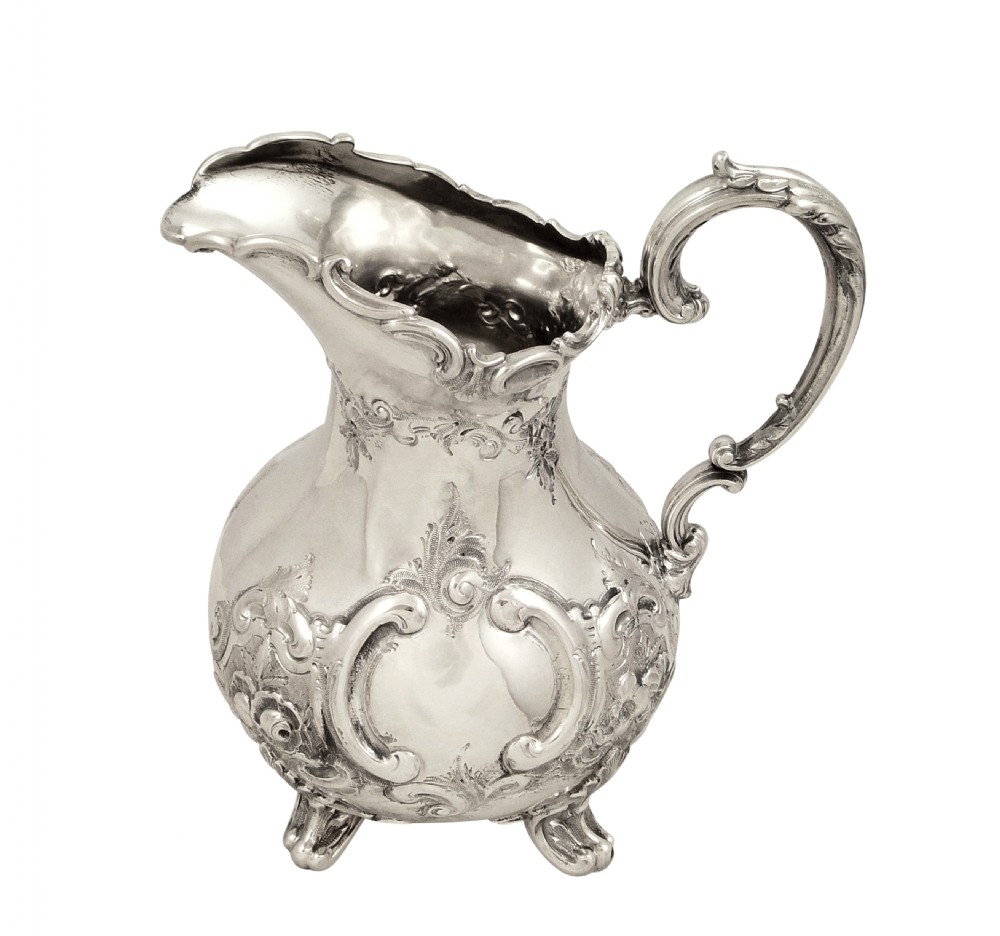 Antique Victorian Sterling Silver Jug 1889 View VII