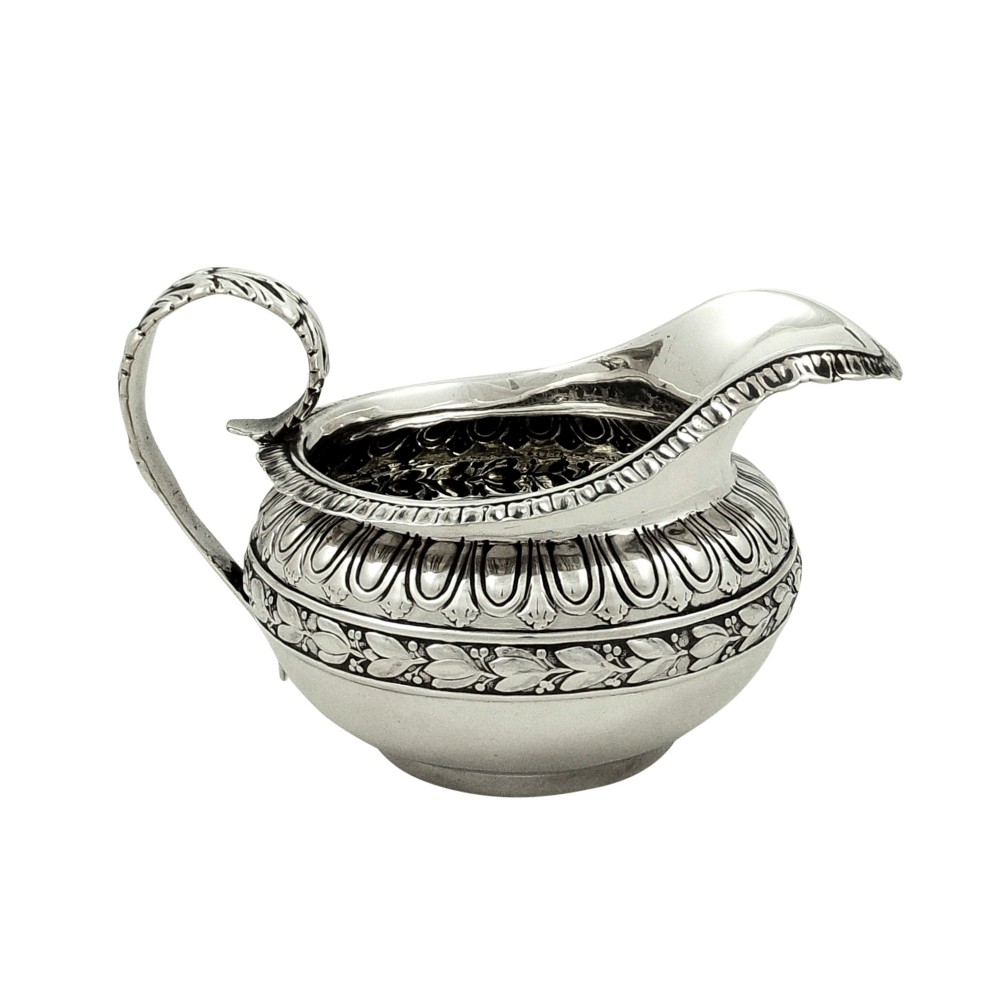 Antique Georgian Sterling Silver Jug / Creamer 1821