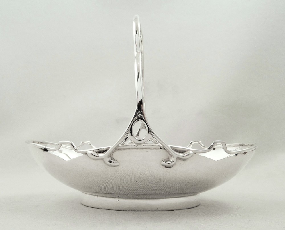Antique Edwardian Sterling Silver Epergne 1910 - Walker & Hall View IV