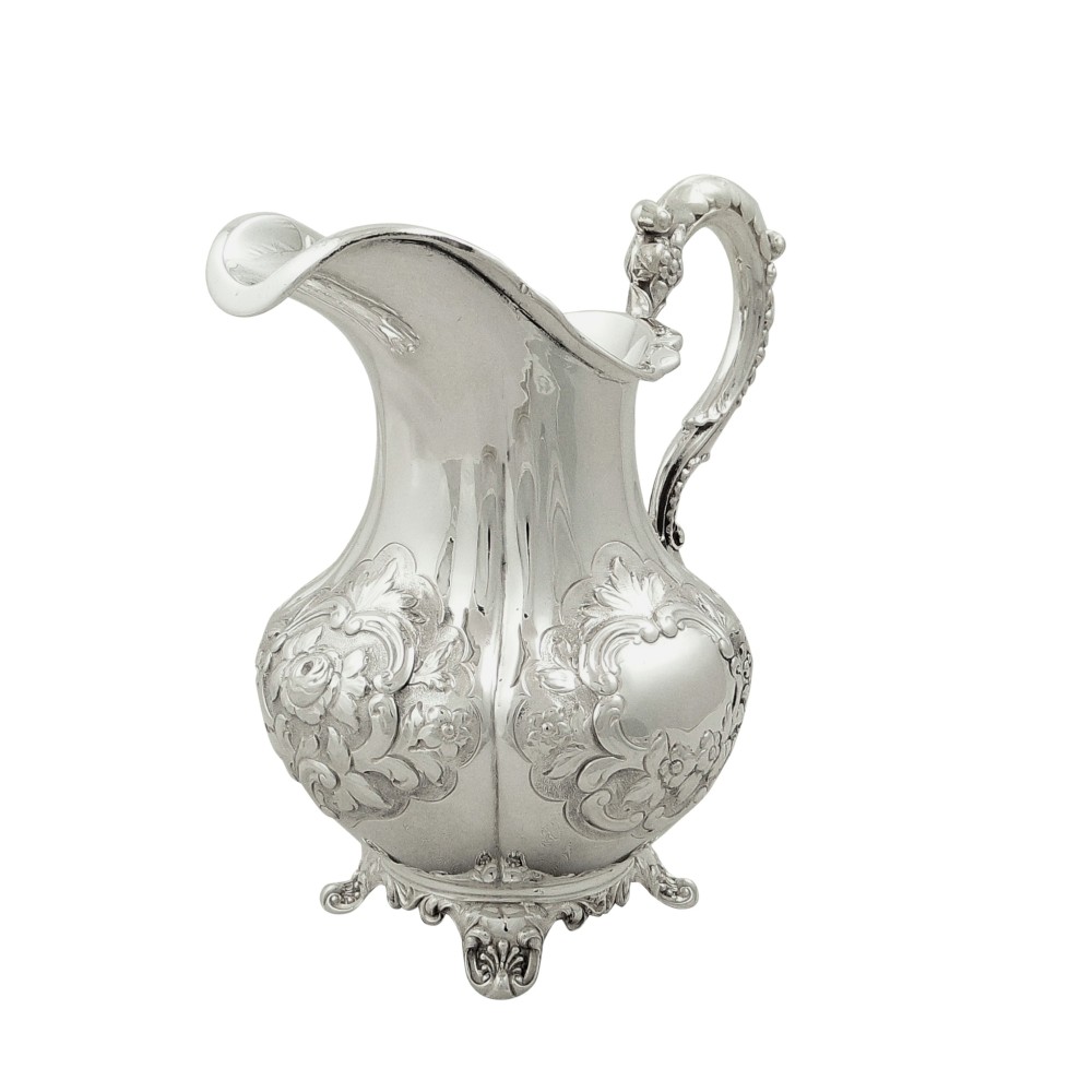 Antique Victorian Sterling Silver Jug 1844