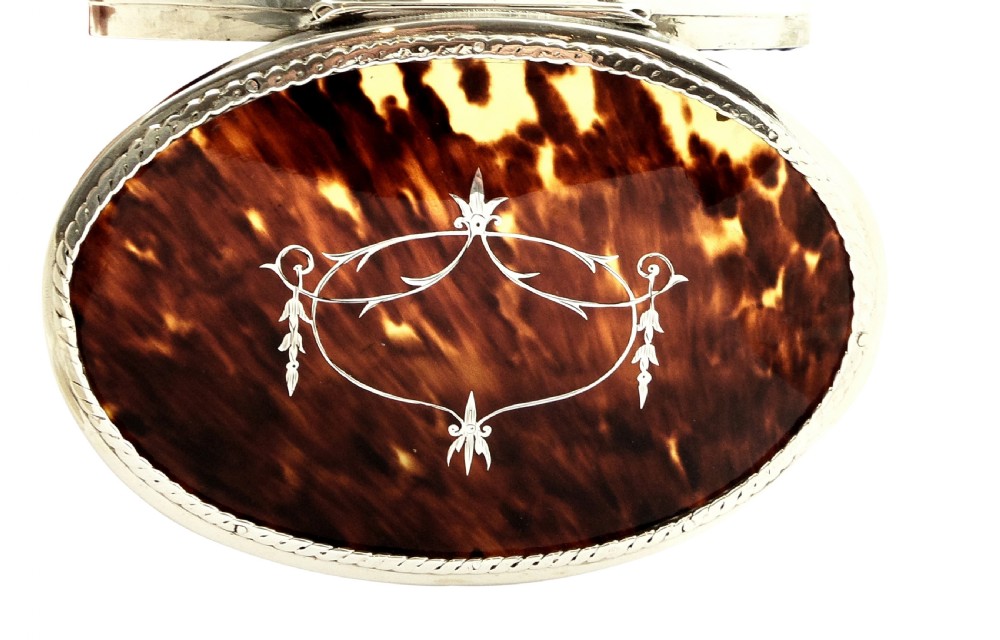 Antique Sterling Silver & Tortoiseshell 5
