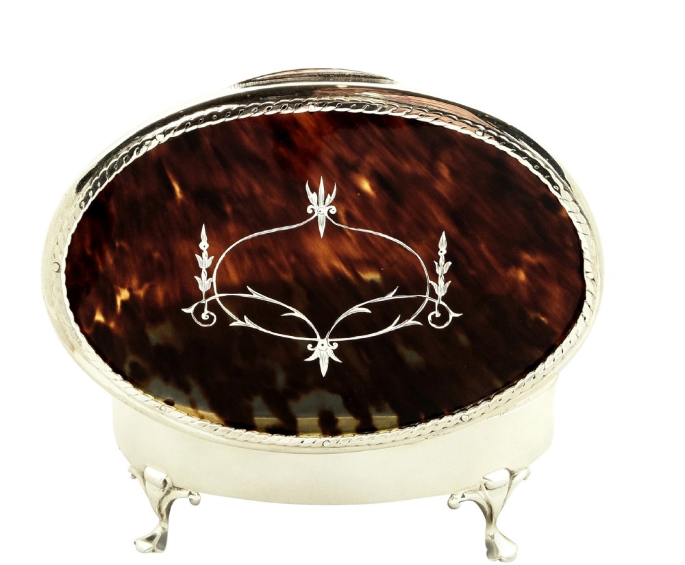 Antique Sterling Silver & Tortoiseshell 5