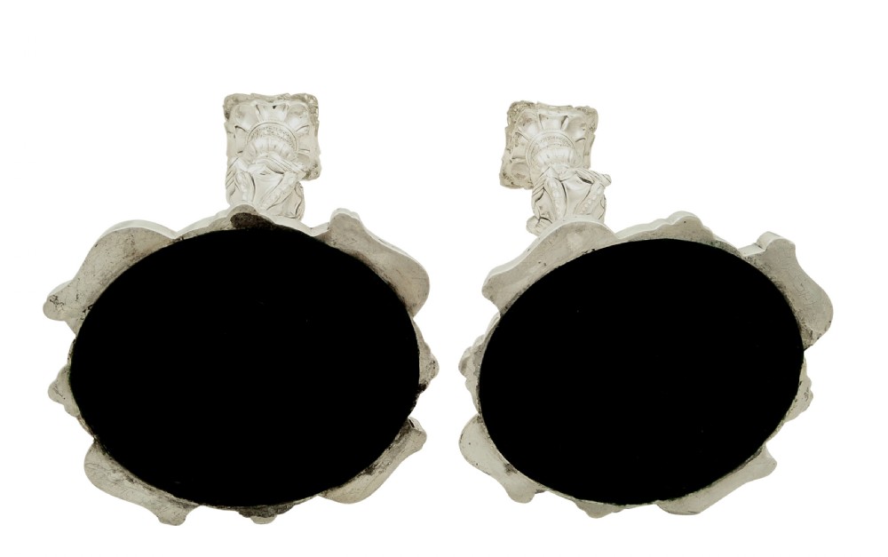 Pair of Antique Georgian Sterling Silver 11