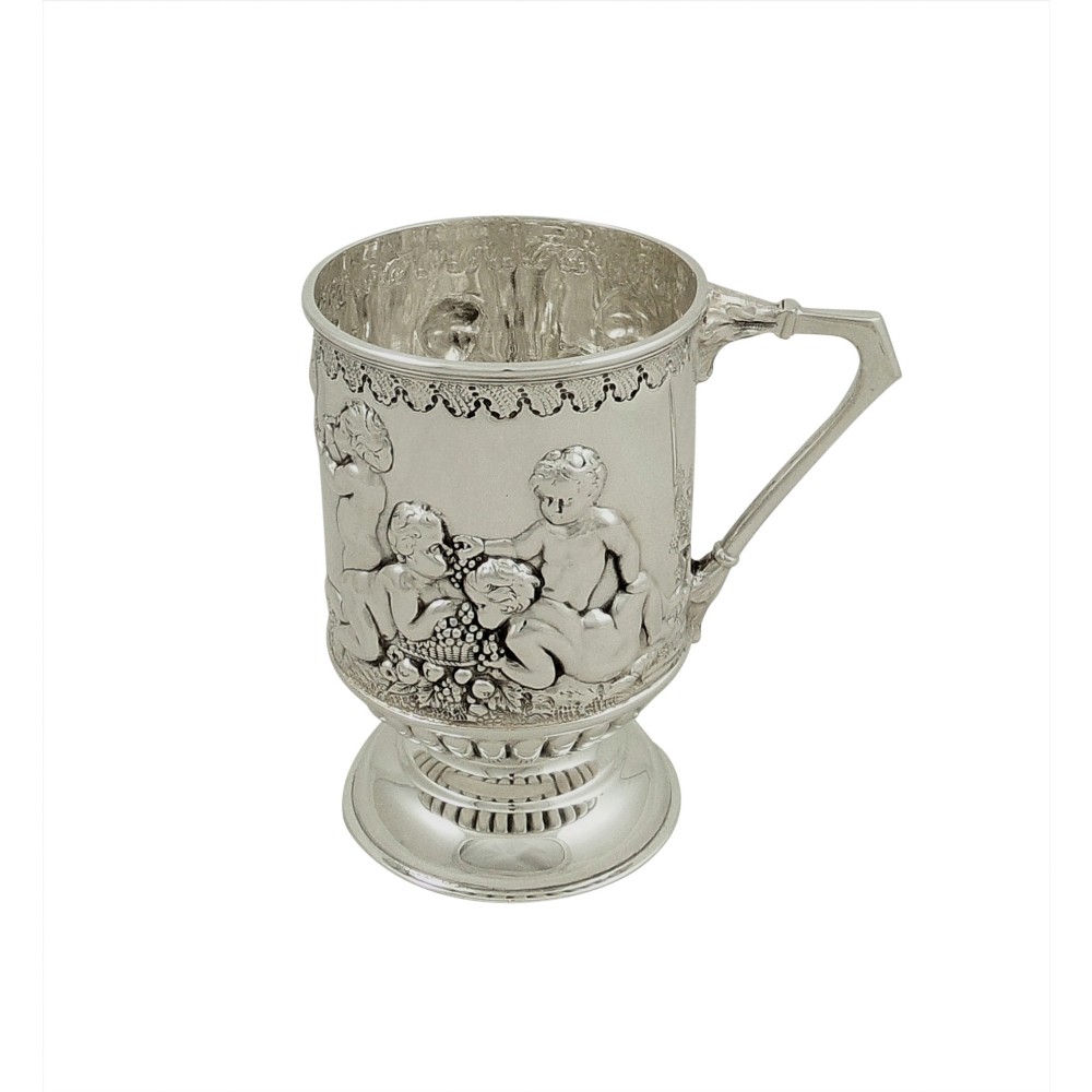 Antique Victorian Sterling Silver Christening Mug/Tankard - 1899 Mappin & Webb