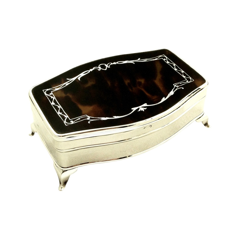 Antique Sterling Silver & Tortoiseshell 5