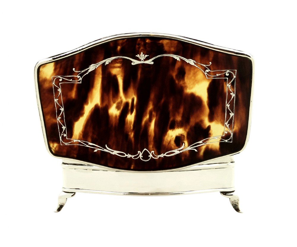 Antique Sterling Silver & Tortoiseshell 5
