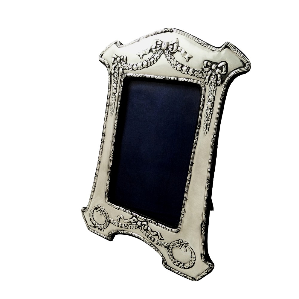 Antique Edwardian Sterling Silver Photo Frame 1907