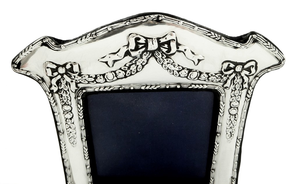 Antique Edwardian Sterling Silver Photo Frame 1907 View VI