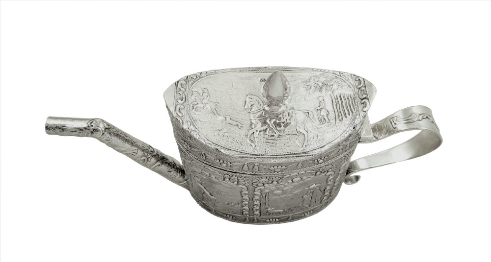 Antique Victorian Sterling Silver Miniature Teapot 1890 View VII