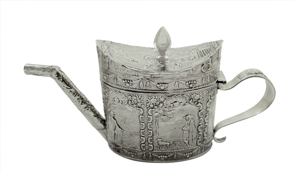 Antique Victorian Sterling Silver Miniature Teapot 1890 View XII