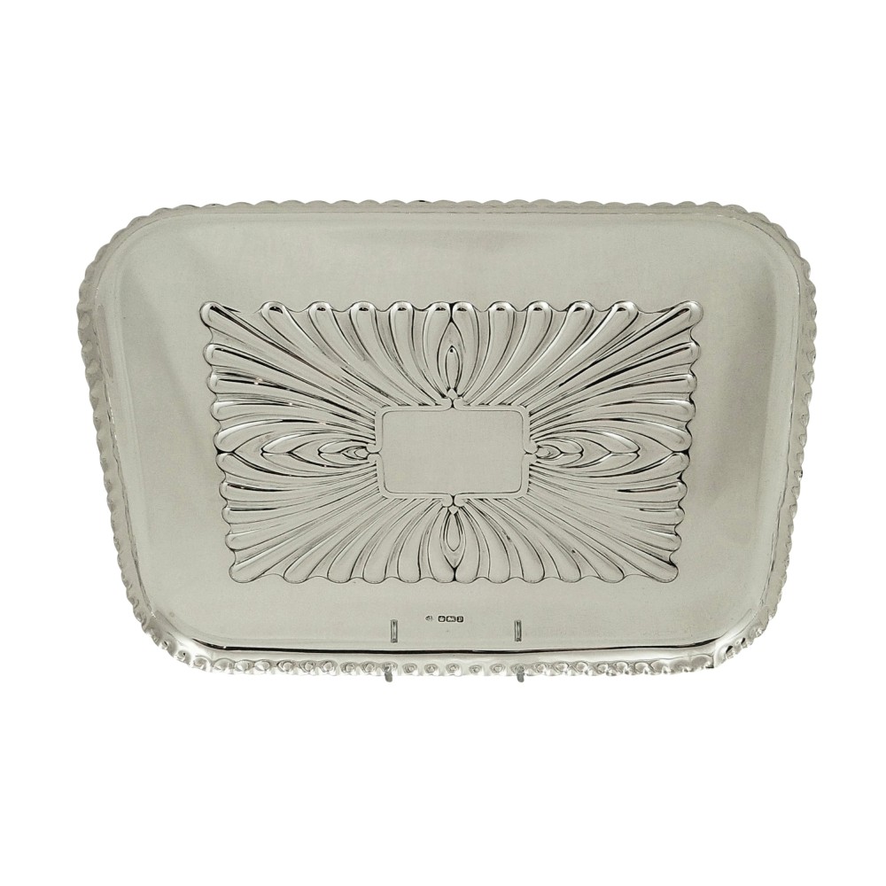 Antique Edwardian Sterling Silver Dressing Tray 1907
