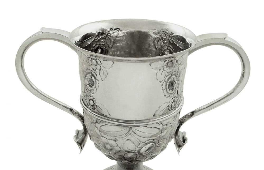 Antique Victorian Sterling Silver 2 Handle 7