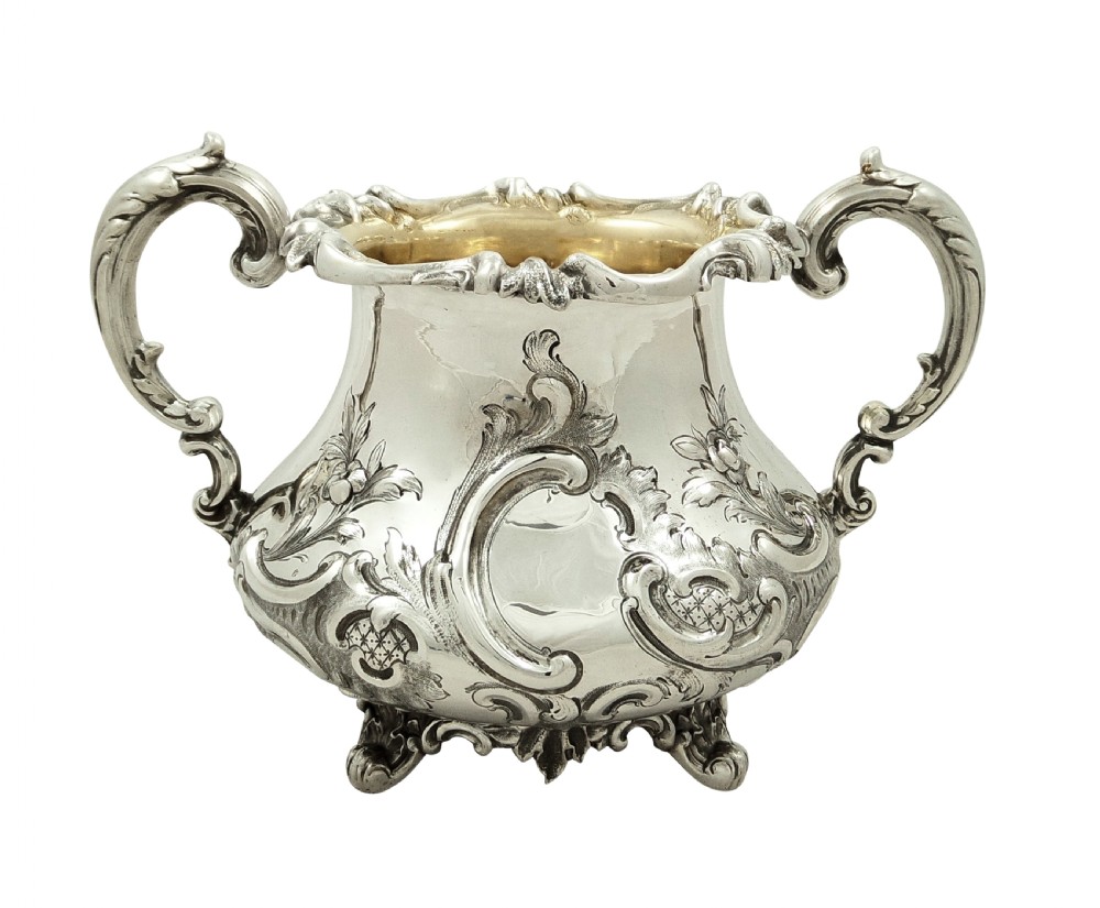 Antique Victorian Sterling Silver 2 Handle Bowl 1875 View VIII