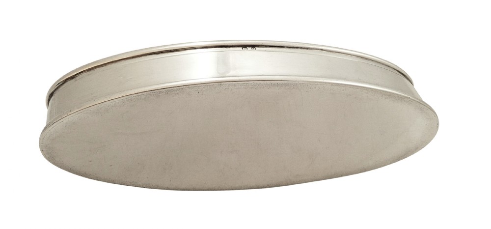 Antique Sterling Silver & Tortoiseshell Trinket Box 1913 View V