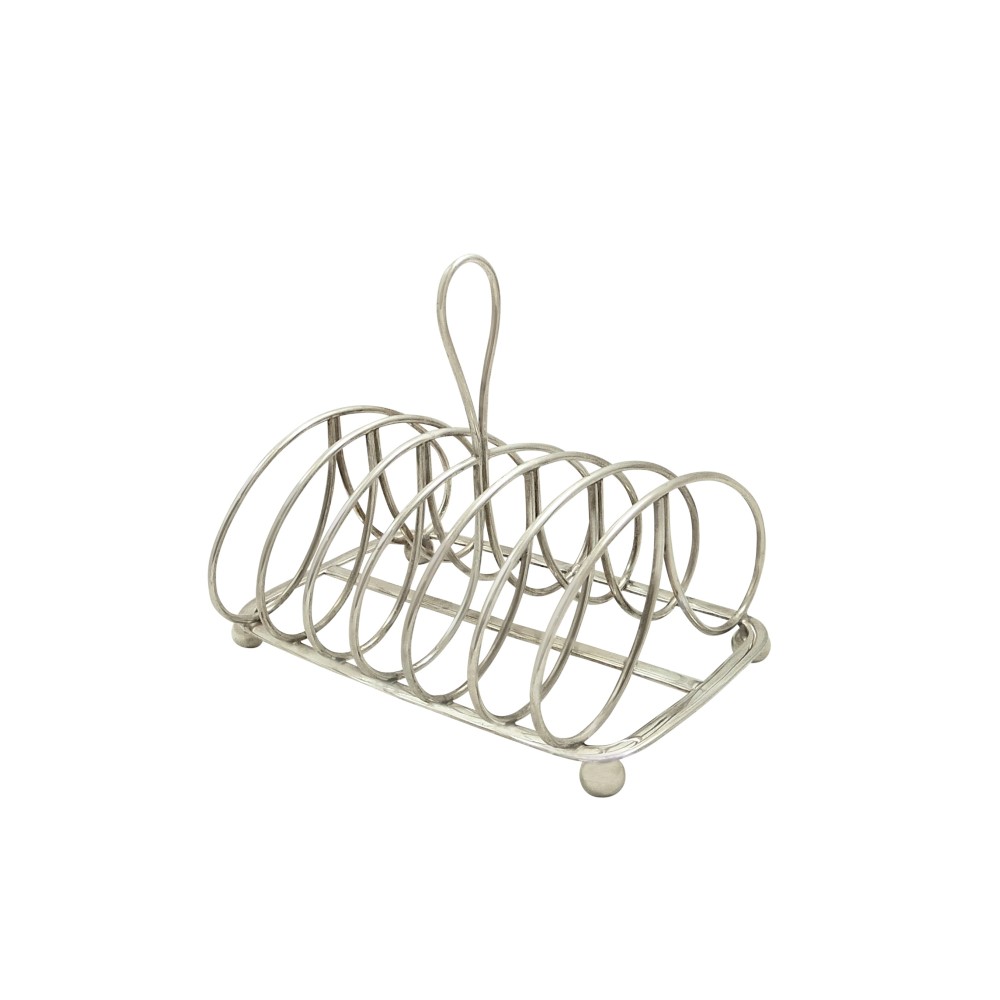Antique Georgian Sterling Silver Toastrack 1821