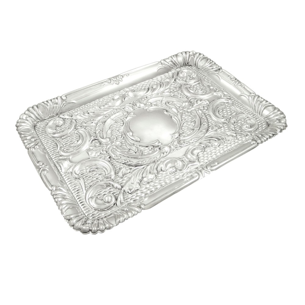 Antique Edwardian Sterling Silver Dressing Tray 1910