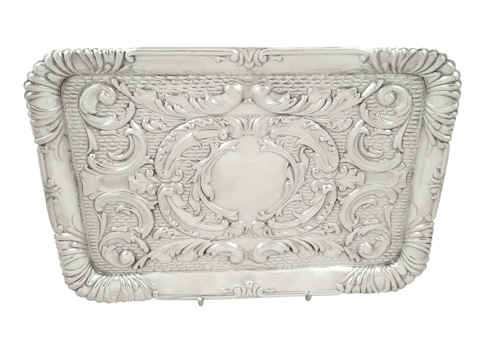 Antique Edwardian Sterling Silver Dressing Tray 1910 View VI